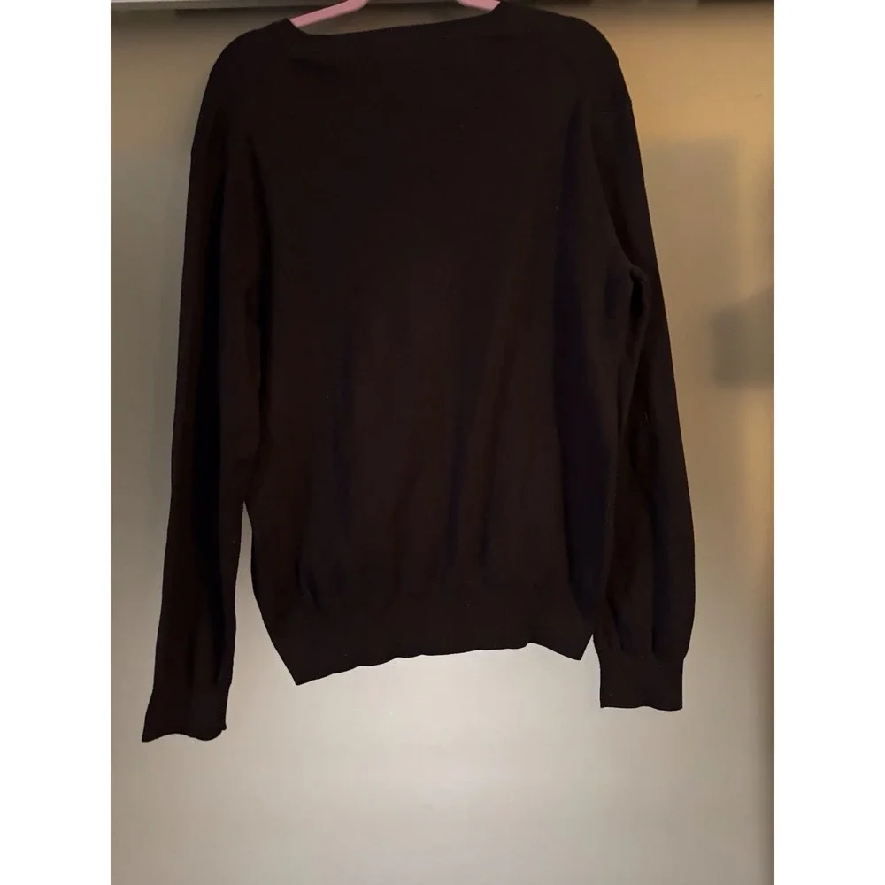 Polo Ralph Lauren Pima Cotton‎ Mens Size L Black Sweater
